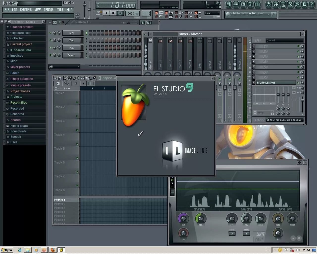 FL Studio 9.5. Фл студио 5. Фл студио версии. FL Studio 5.0.