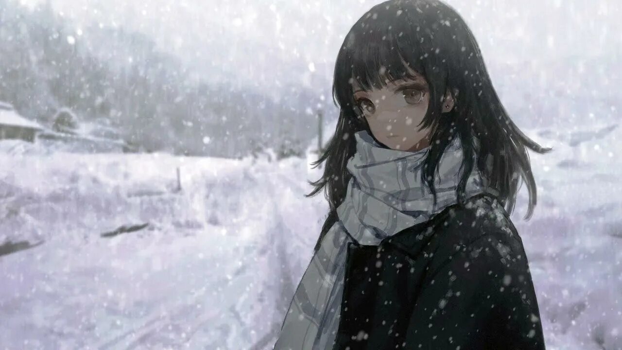 Снег растаял на плечах speed up dead. Зима animecore. Snow ani,e. Возрождение наноманта — я стала снежной девочкой?.