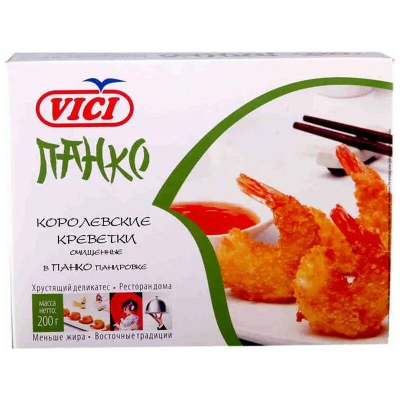 Креветки в панировке vici. Креветки королевские очищенные в панировке панко 1 кг vici. Креветки королевские панко vici. ),vici 1000гр. Королевские креветки в панировке "панко"(необжар.