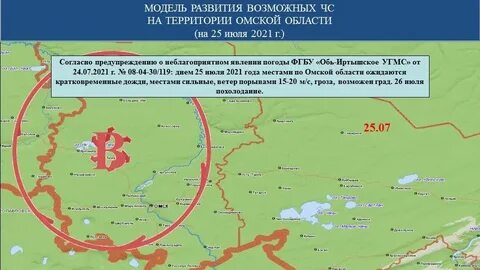 Прогноз возможных чрезвычайных ситуаций