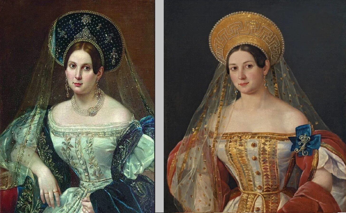 графиня наталья строганова, 1828 год. первая фрейлина. головные уборы дворян 19 века в россии. фрейлины императрицы александры федоровны. пимен орлов портрет неизвестной.