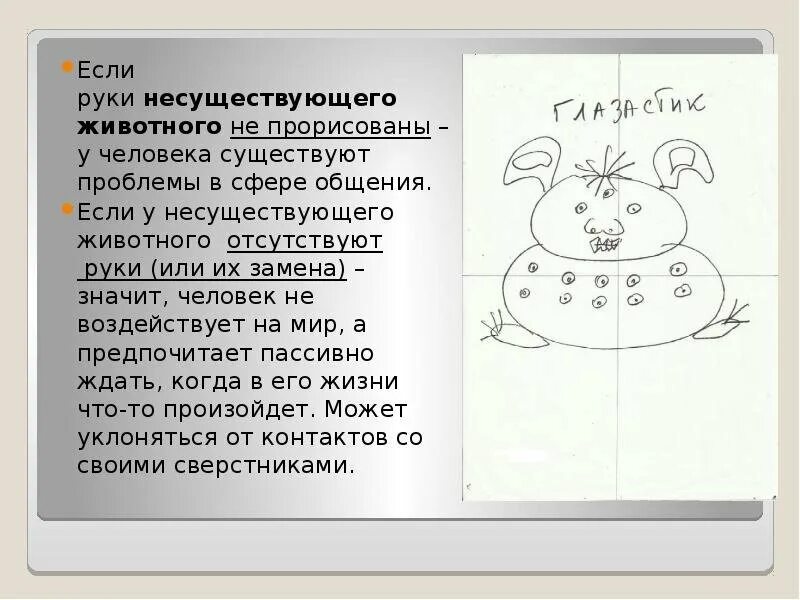 Описание теста несуществующее животное. Описание теста несуществующее животное