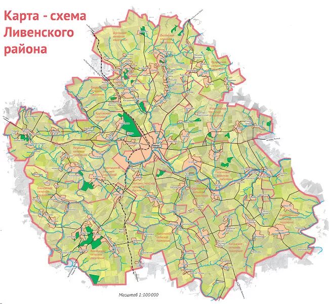 Карта Ливенского района Орловской области. Ливенский район на карте Орловской обл.. Карта Ливенского района Орловской области с деревнями. Карта Ливенского района Орловской.