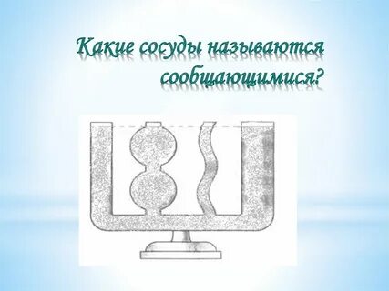 Тест по физике сообщающиеся сосуды