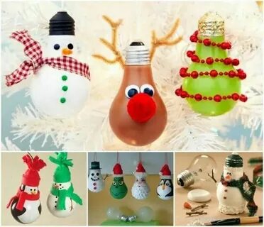 Елочная игрушка из вторсырья своими