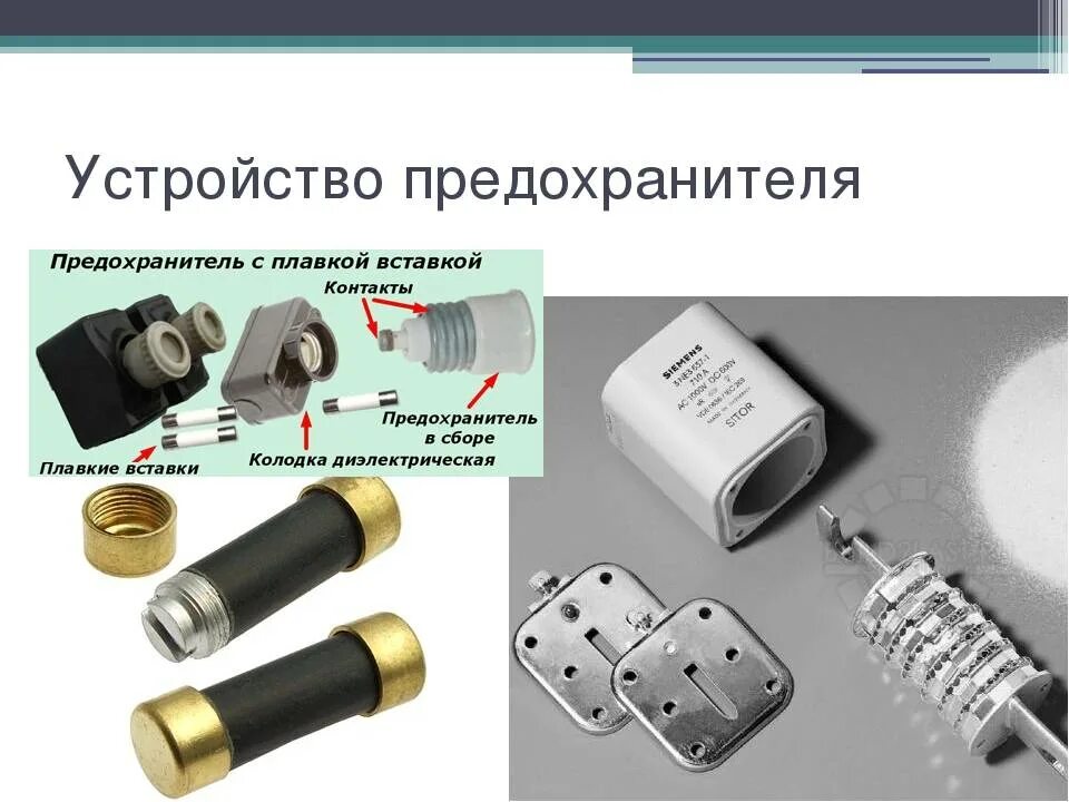 Плавкий предохранитель действие тока. Устройство плавкого предохранителя схема. Устройство плавкой вставки предохранителя. Принцип действия предохранителя. Устройство плавкой вставки.