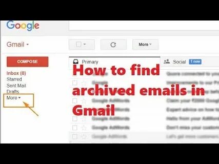 Gmail архив