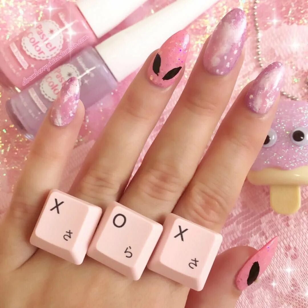 Розовые ногти. Маникюр для подростков. Милые розовые ногти. Милый розовый маникюр. Милые дизайны ногтей