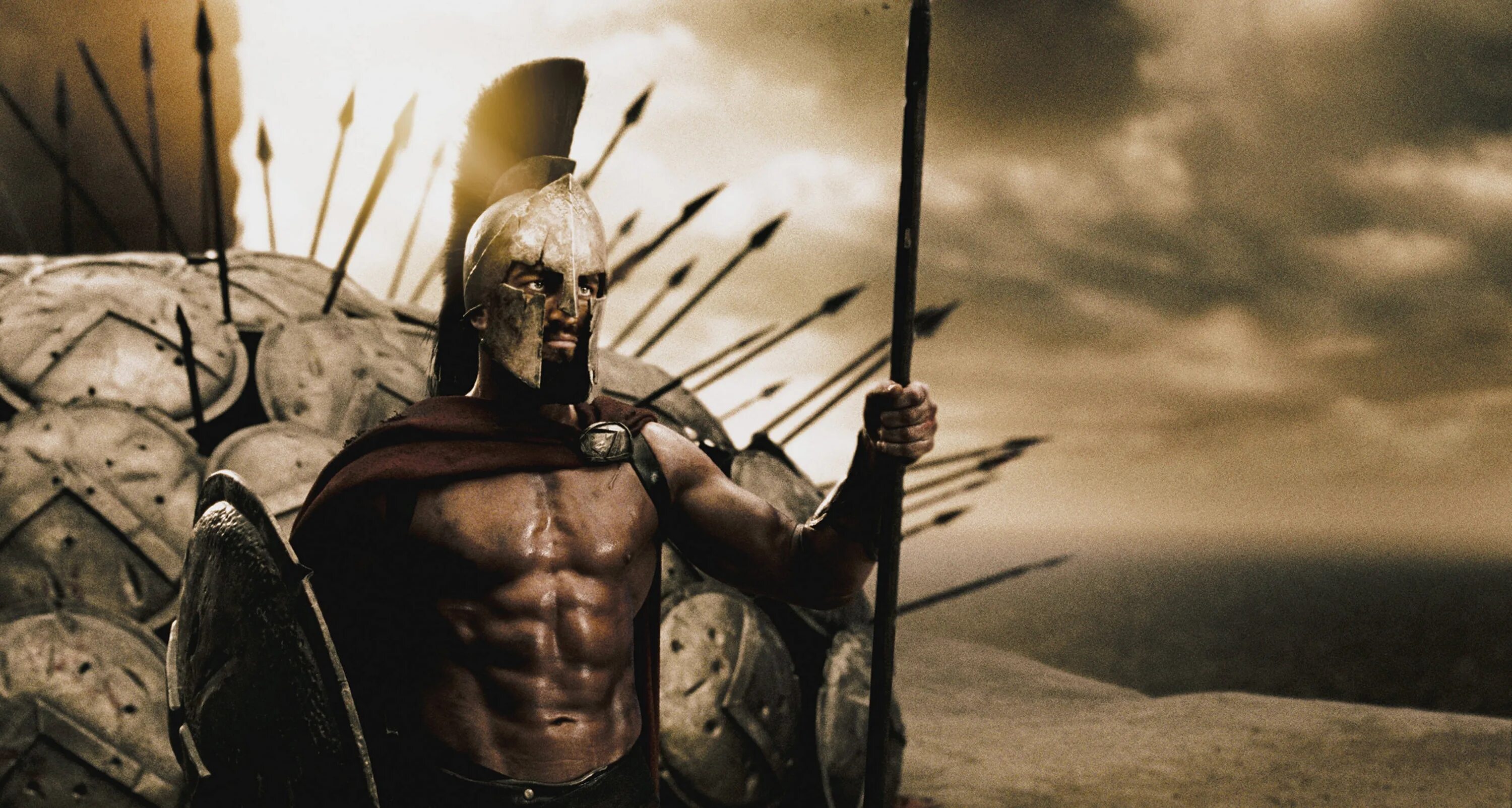 Сильнейших воинов истории. Эндрю Тирнан в 300 спартанцев. Леонидас 300 спартанцев.