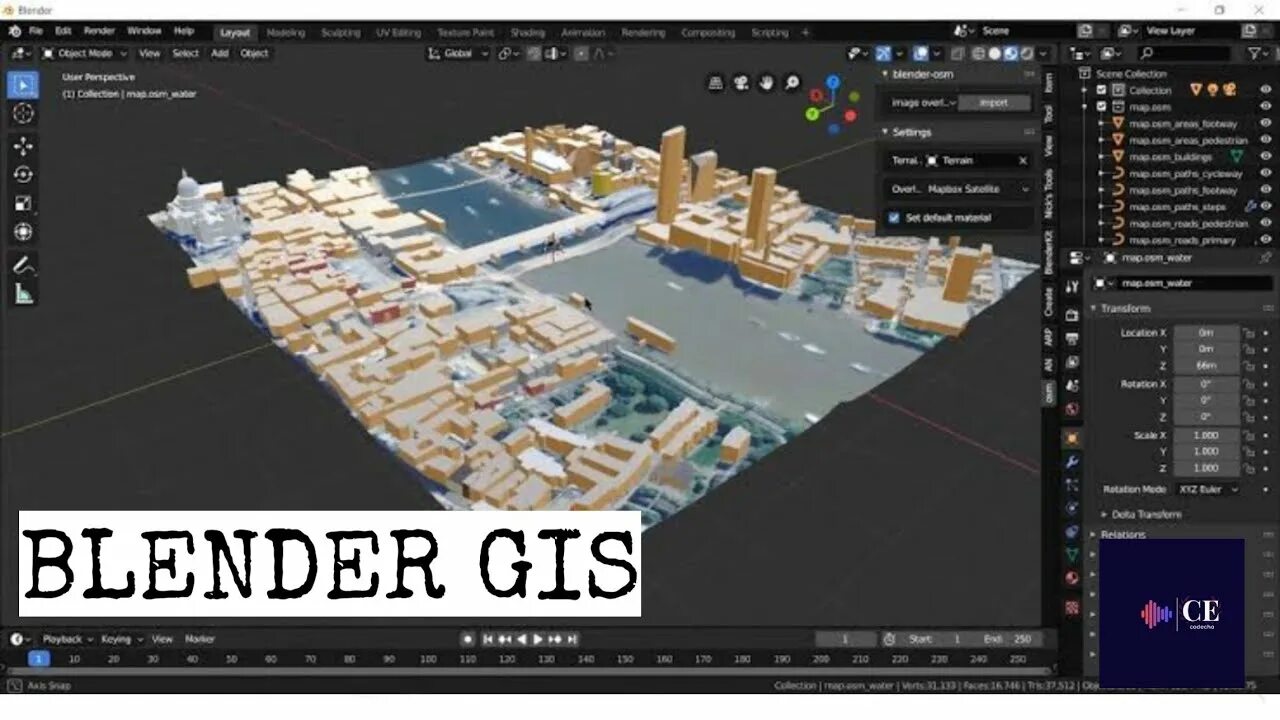 Map for blender. Блендер гис. openstreetmap 3d. блендер гис ar.