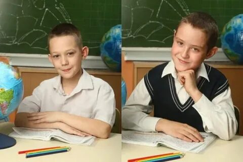 Вернулся из школы