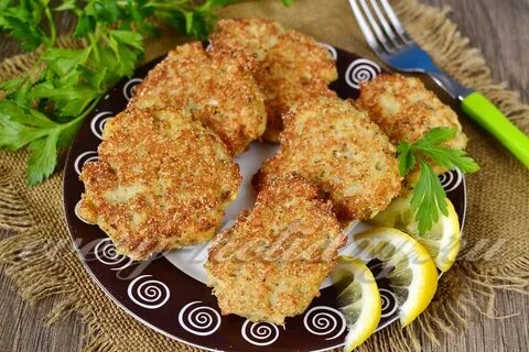 Вкусные рыбные котлеты с манкой