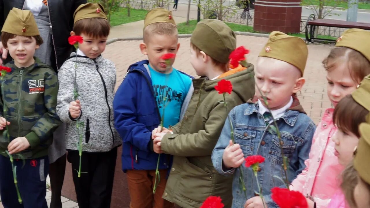 День победы в детском саду видео