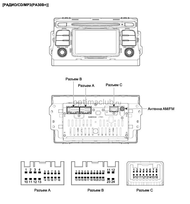 Распиновка штатной магнитолы киа. Распиновка штатной магнитолы Киа Церато 2. Распиновка штатной магнитолы Киа Церато 3. Разъем магнитолы Киа Оптима jf2017. Распиновка разъема магнитолы Киа Оптима 4.