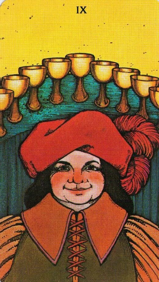 Девять кубков. 9 чаш таро уэйта. Девять кубков. Таро золотой зари 9 чаш. Таро иллюминатов 9 кубков.