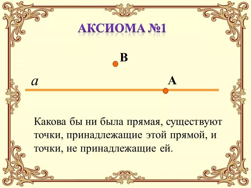 Аксиома равных. Какова бы не была прямая существуют точки принадлежащие ей и. Какова бы ни была прямая существуют точки. Какова бы не была прямая существуют точки принадлежащие. Аксиома счета.