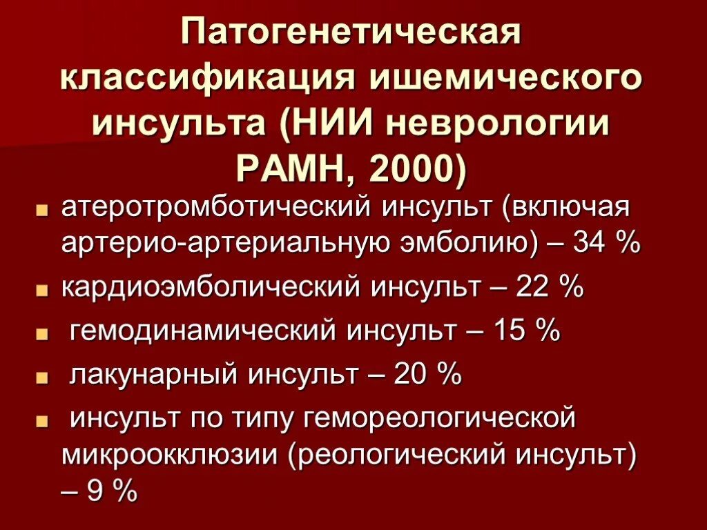 Классификация нарушений мозгового кровообращения неврология. Ишемический инсульт классификация неврология. Атеротромботический ишемический инсульт кт. ОНМК по ишемическому типу классификация. Нарушение мозгового кровообращения типы