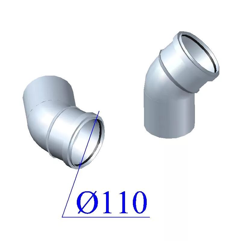Отвод трубы пвх. Отвод НПВХ 110 45. Отвод ПВХ 110х45°. Отводы ПВХ для канализации 50/45. ПВХ трубы для канализации 50 отвод 45гр.