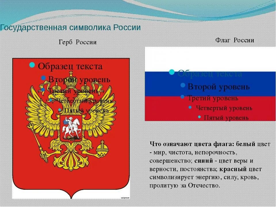 Изобразить символ россии. Символы России. Символы России описание. Флаг России с гербом. Символы России интересные.