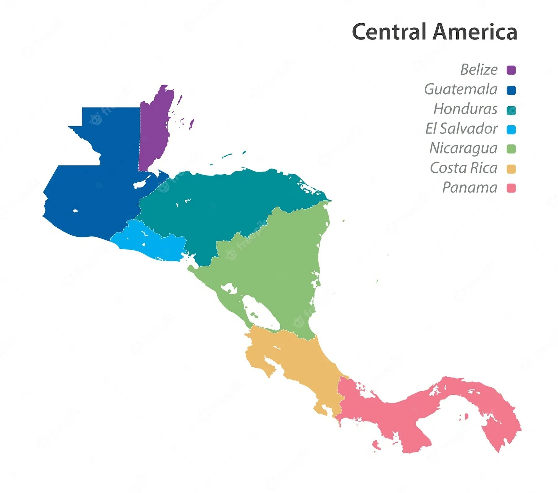 Государственный язык центральной америки. Карта центральной Америки. Картамцентральной Америки. Карта центральноамерики. Карта центральной Америки со странами.