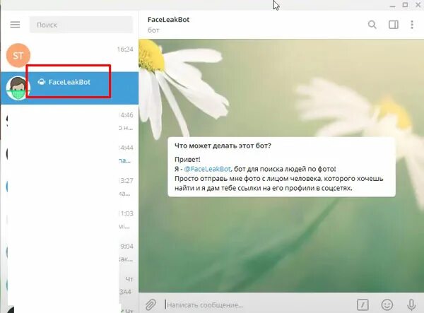 Бот который находит информацию