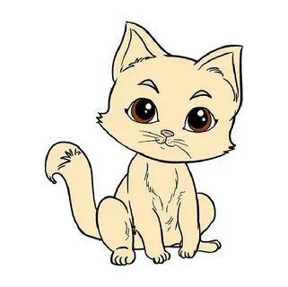 Покажи картинку нарисованных котят