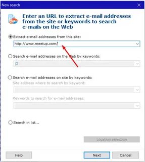 Email url