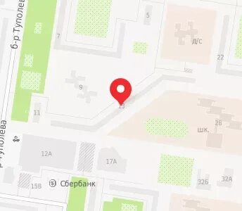 Карта туполева
