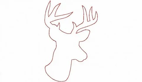 Олень шаблон для вырезания распечатать