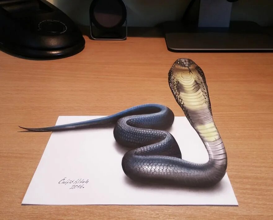 D snake. Змея 3д. Трёхмерная змейка. 3д рисунок змеи. Змейки карандашами реалистичные.