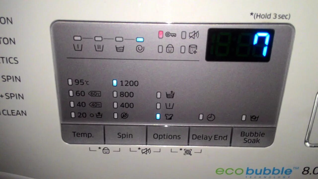 Опции стиральной машины. Стиральная машинка самсунг опции. Samsung Eco Bubble 6 панель значков. Опции машинки самсунг. Обозначение значков на панели стиральной машины самсунг эко бабл 6 кг.