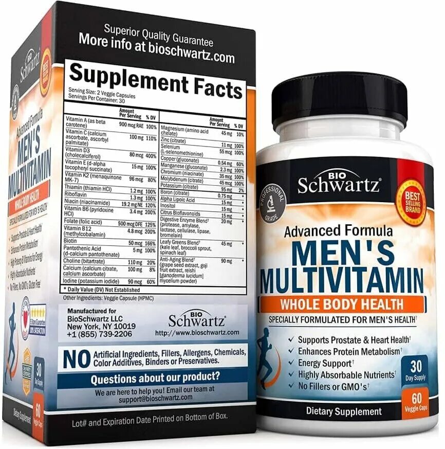 Мультивитамины витамины для мужчин. BIOSCHWARTZ. Men`s Multivitamin - 60 капс. Multivitamin Mens Bio Schwartz 60 капсул. Bio Schwartz men`s Multivitamin 60 капс. BIOSCHWARTZ Mens Multivitamin витамины 60 капс..