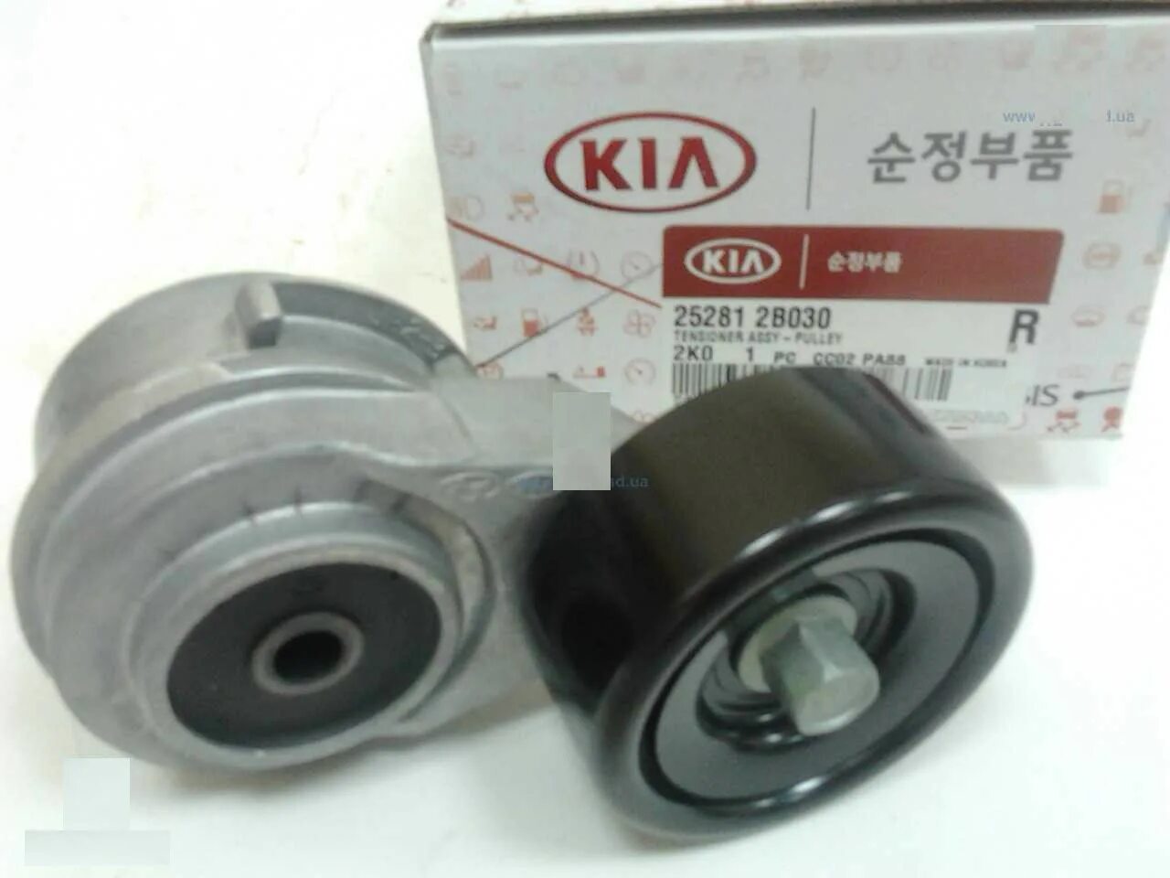 252812b030. Hyundai/Kia 25281-2b030. Натяжитель Hyundai 252812b030. 25281-2b030 натяжитель приводного. 252812b030 Hyundai-Kia шкив натяжителя ремня ГРМ.