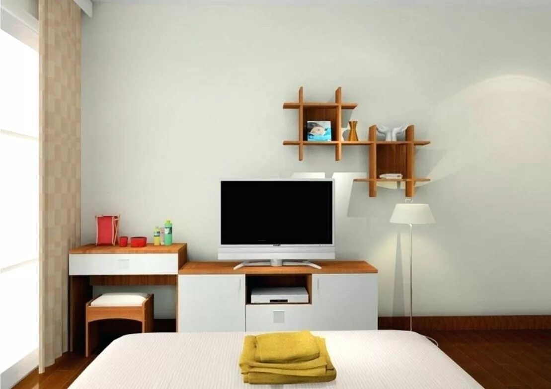 Желтая комната с телевизором. Спальня без телевизора дизайн. TV in small Room. Small tv