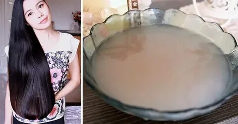 Рисовая вода для волос