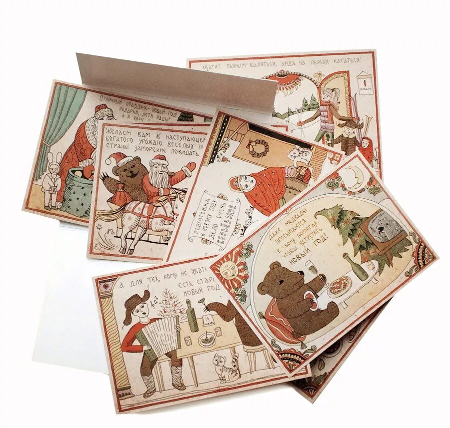 дизайнерский набор открыток. набор открыток для посткроссинга. набор открыток. набор почтовых открыток в упаковке. дизайнерский набор открыток.