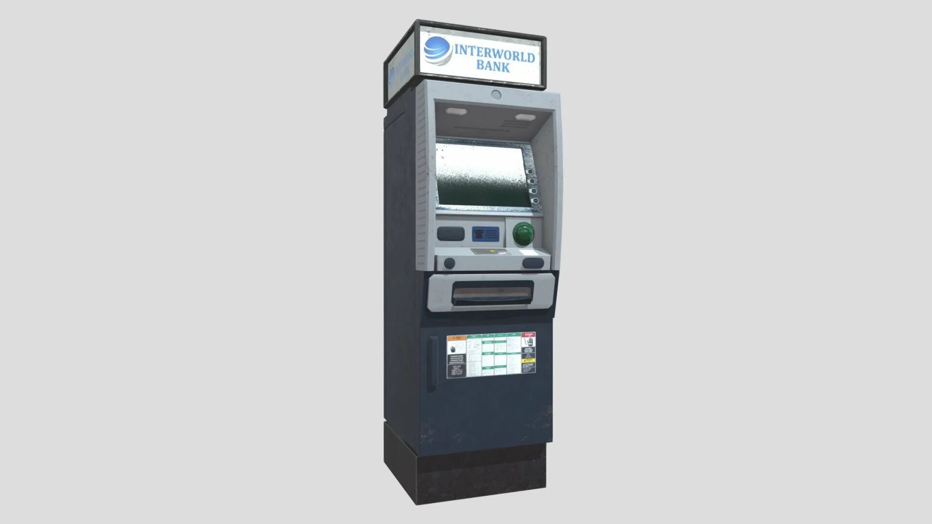 Combi 1360 Банкомат. ATM 3d model. GRG Банкомат. Скиммер Банкомат.