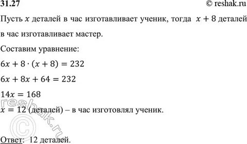 26 деталей изготовили