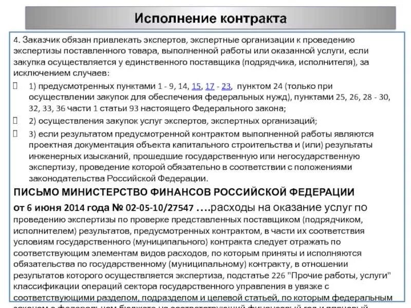 Договор с заказчиком. Исполнение контракта. Заключение проведения экспертизы результатов. Заключение по проведению экспертизы, выполненных работ. При проведении конкурса заказчик обязан