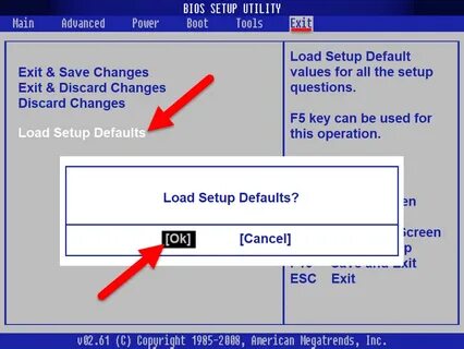Bios default