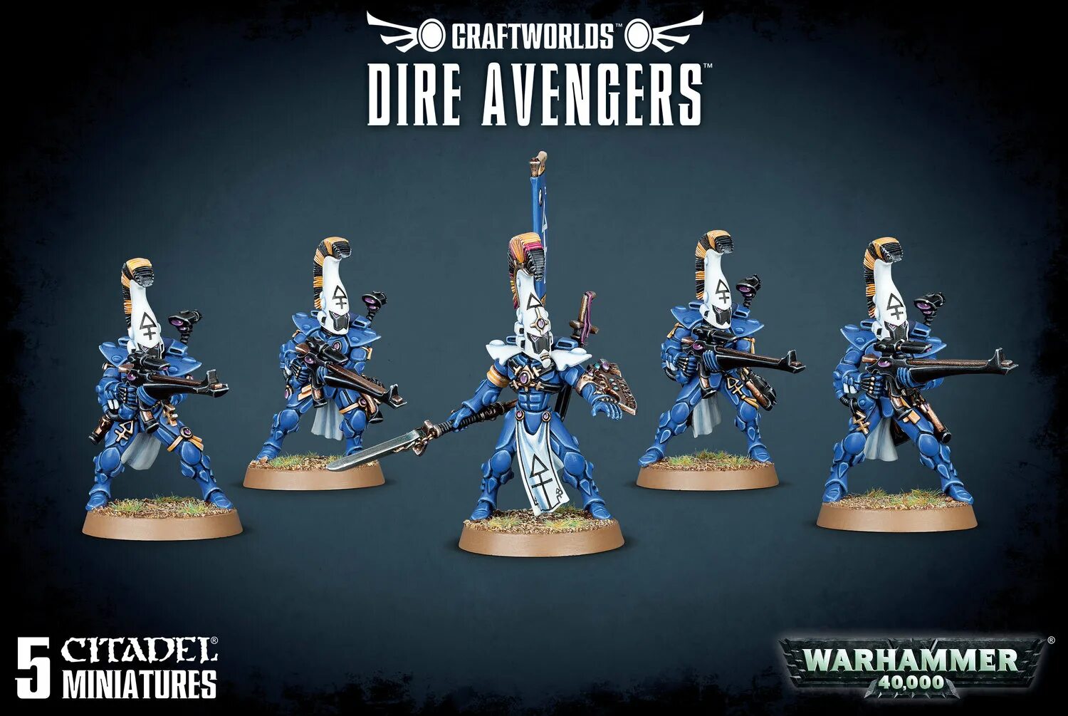 Dire. Warhammer 40,000. Craftworlds: dire Avengers. Warhammer Aeldari dire Avengers. Зловещие Мстители Эльдар миниатюры. Craftworlds dire Avengers.