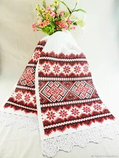 Вышиваем полотенце