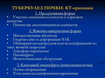 Мочевой туберкулез