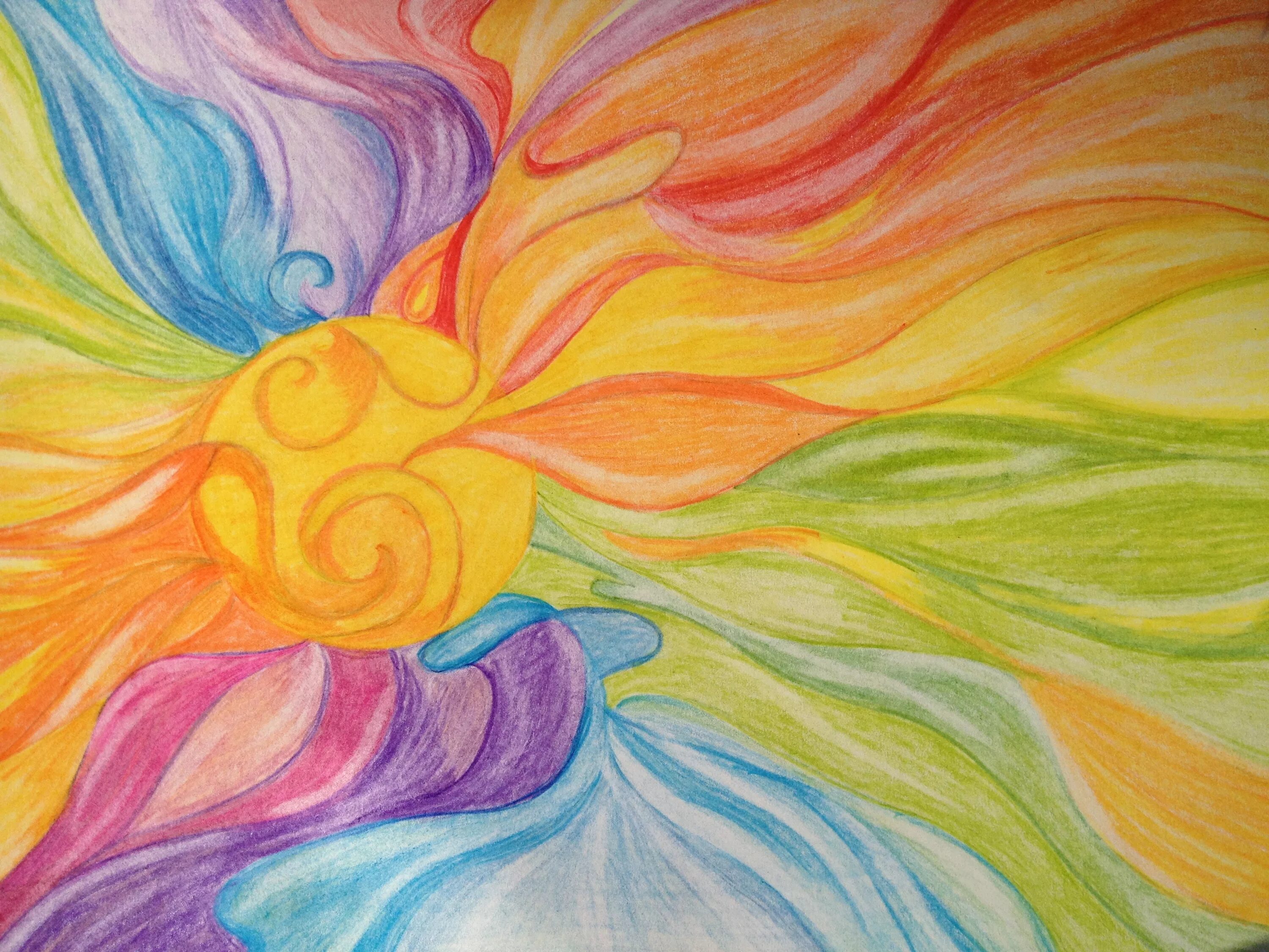 Что можно нарисовать 4 класс. Абстракция цветными карандашами. Рисунки разноцветными карандашами. Живопись цветными карандашами. Разноцветный карандаш для рисования.