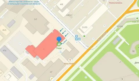 Карта саратова астраханская
