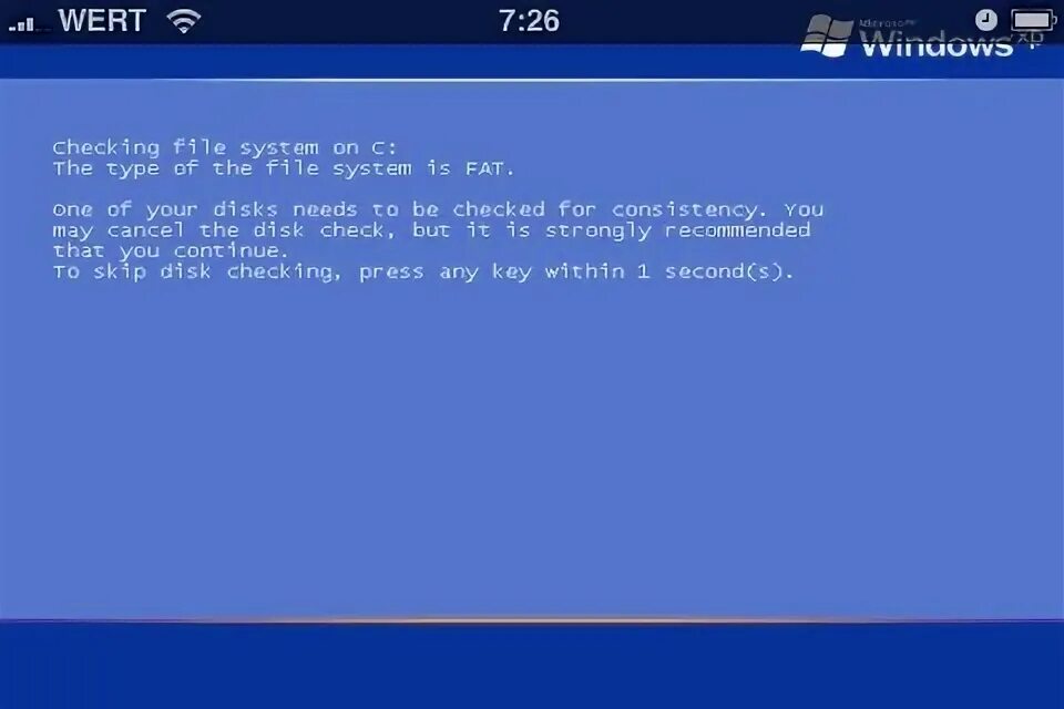 One of your disks needs