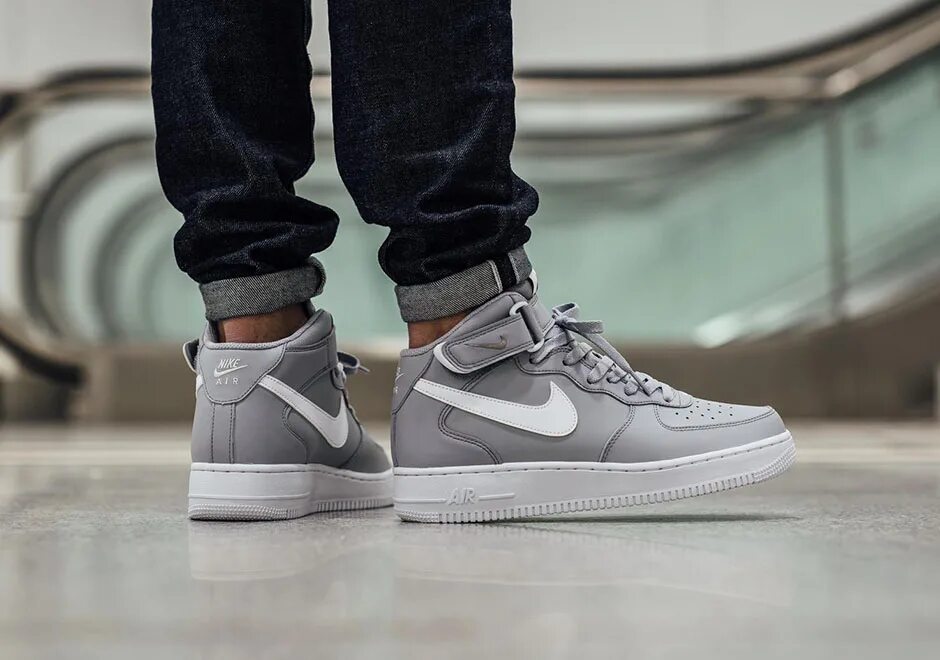 Nike Air Force 1 Mid Grey. Nike Air Force 1 Mid Wolf Grey. Nike Air Force 1 Mid 07 Wolf Grey. Nike Air Force 1 Grey Grey.