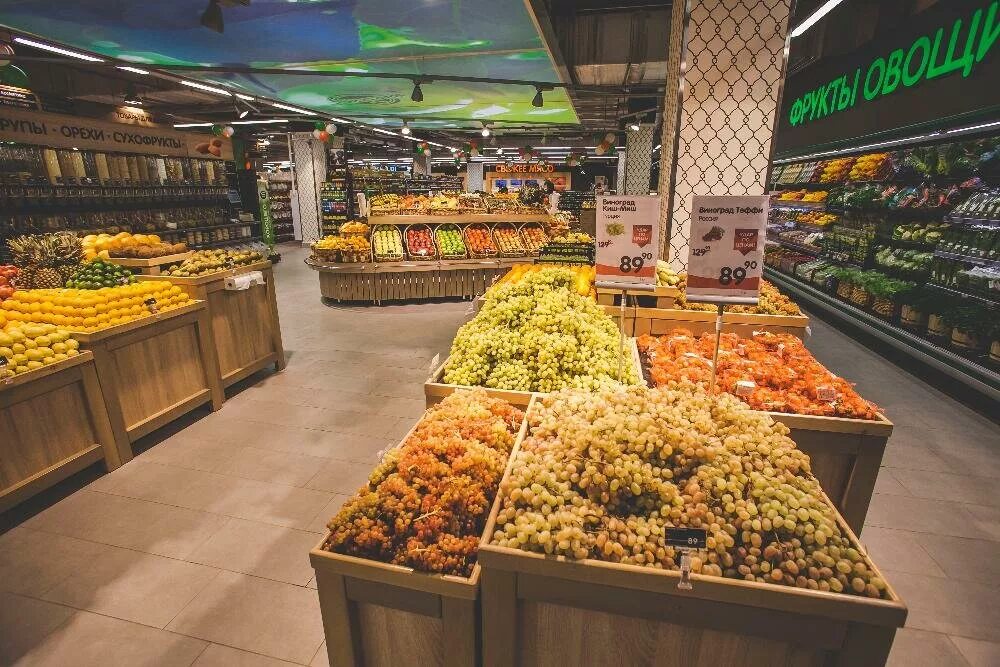 Панорама: Eurospar, супермаркет, Днепропетровская ул., 4А, Москва - Яндекс Карты
