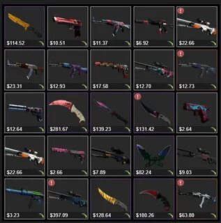 Csgo все скины