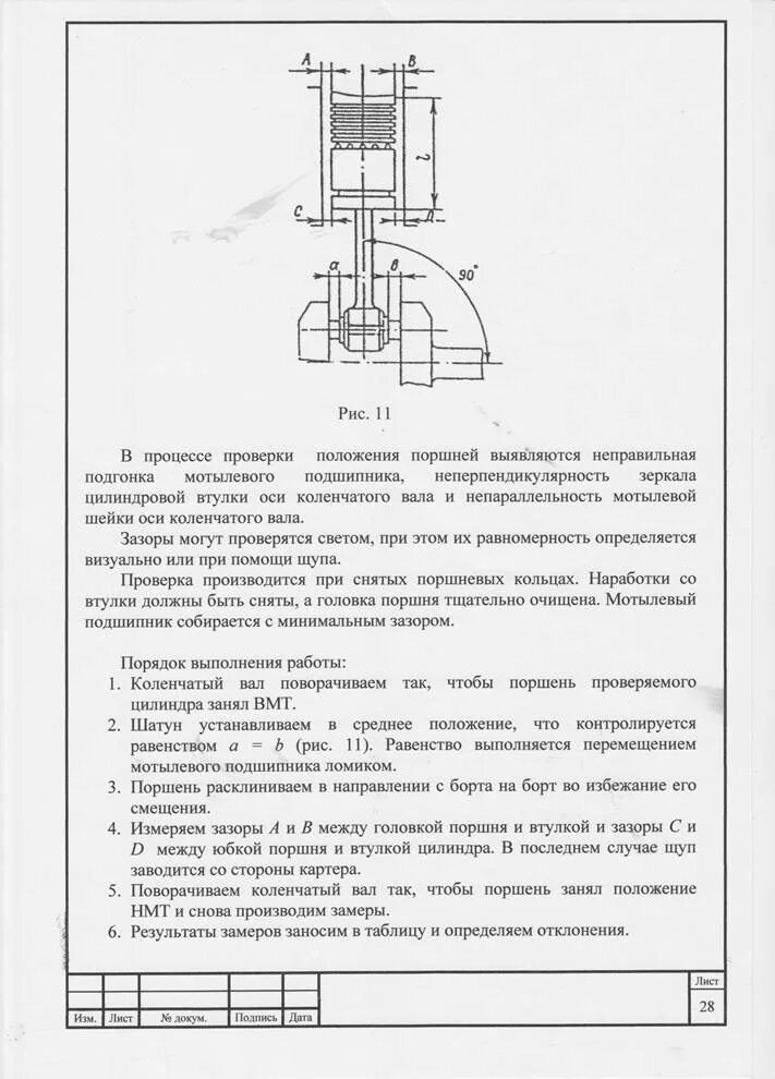 Положение поршня в цилиндре двигателя. Контроль положения поршня. среднее положение поршней 4 цилиндра. замер втулки цилиндра. зазор между втулкой и поршнем 10.5/13.